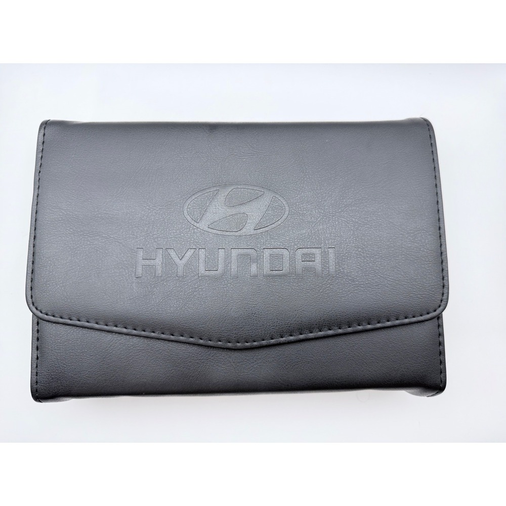 2015 Hyundai Sonata Owners Manual Set with Black Leatherette Portfolio Case